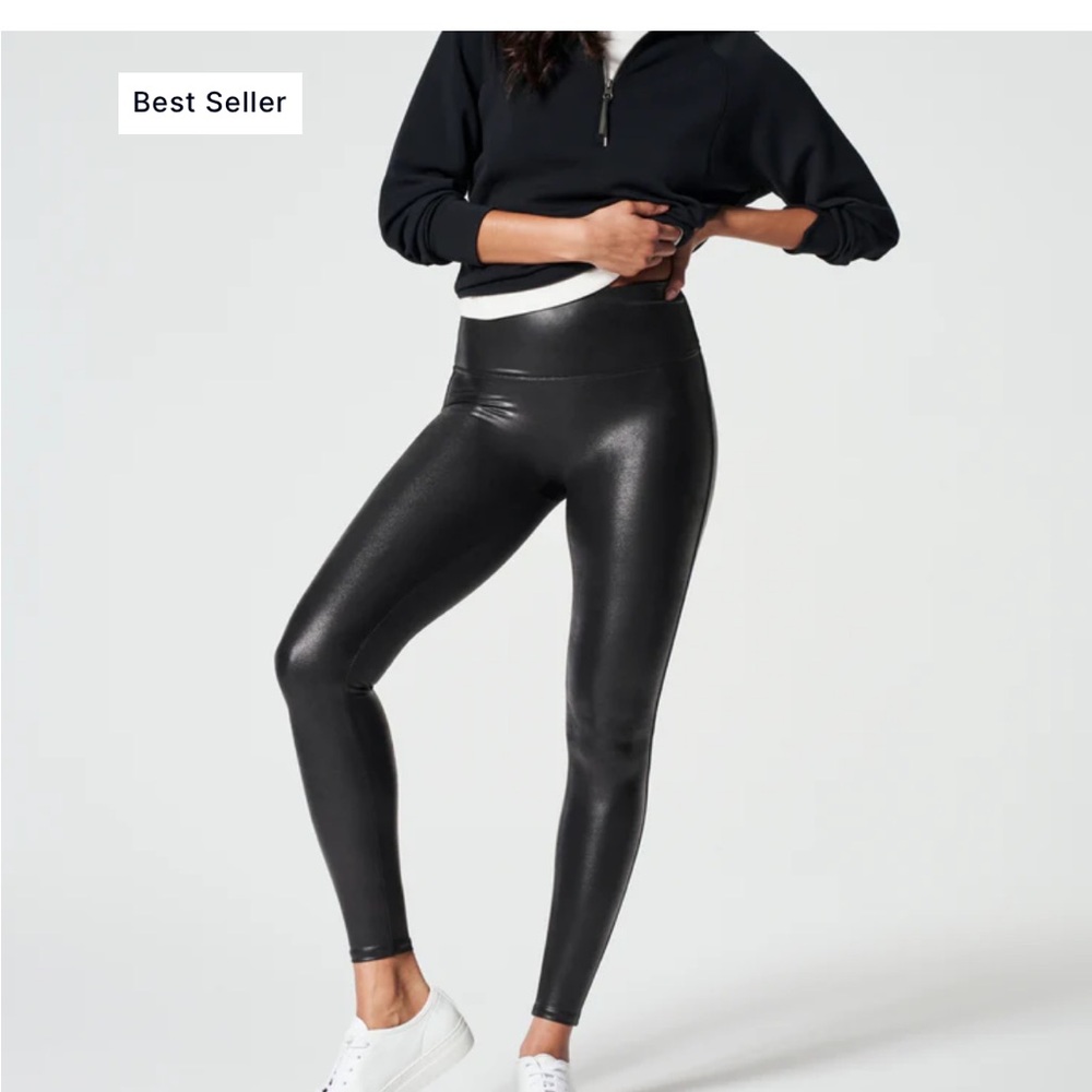 Spanx Faux Leather Leggings